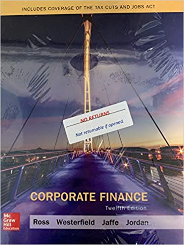 Corporate Finance (12th Edition) BY Ross - Epub + Converted Pdf
